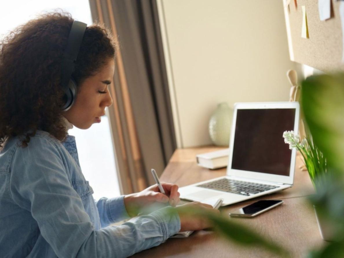 Full-stack development workspace with coding setup